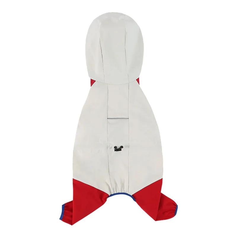 

Waterproof Dog Clothes Reflective Dog Raincoat Soft Impermeable Jacket for Small Dogs Pet Puppy Outfits Rain Cover Dogs Stuff S белый
