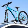 Lightweight Aluminum Bike Holder Tool Free Installation Bike Rack for Front Fork & Rear Wheel Fits Most Bike Types