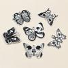 10pcs Skull Butterfly Charms Pendant Enamel Gothic Punk Style DIY Jewelry Making Accessories Necklace Bracelet Findings