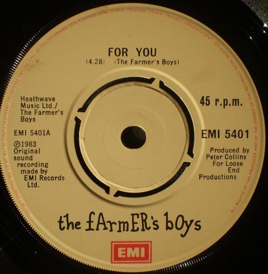 

7inch Record FARMER S BOYS - For You EMI5401 EMI 1983 UK Dance & Electronica Used