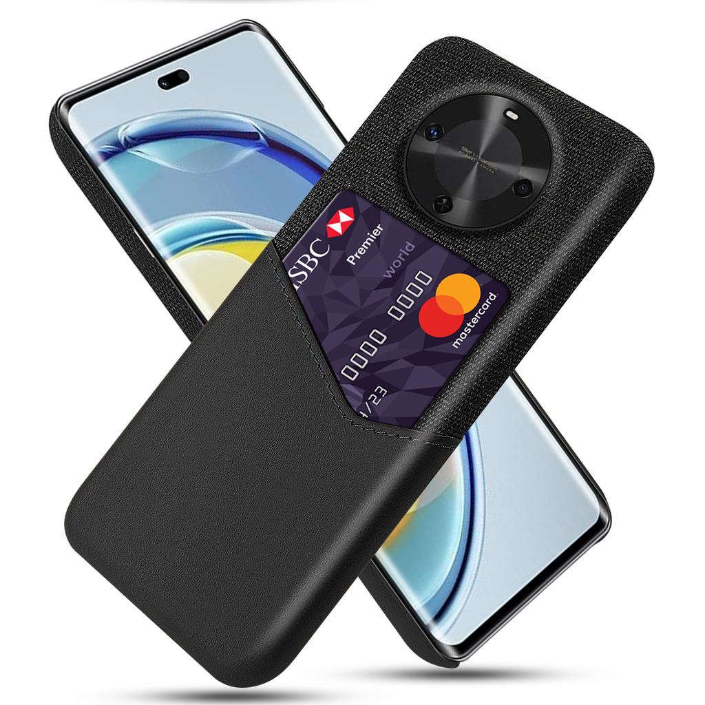 For Huawei Maimang 30 5G Case Cloth Texture PU Leather Hard PC Card Slot Phone Cover