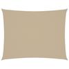 Vidaxl Rectangular Garden Sail, Oxford Fabric, 2.5X3.5 M, Beige