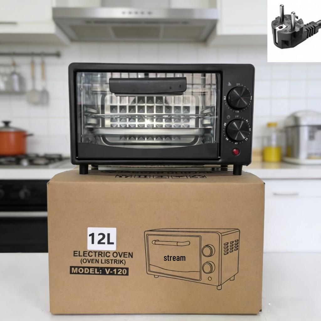12L Multifunctional Mini Electric Oven for Home Baking