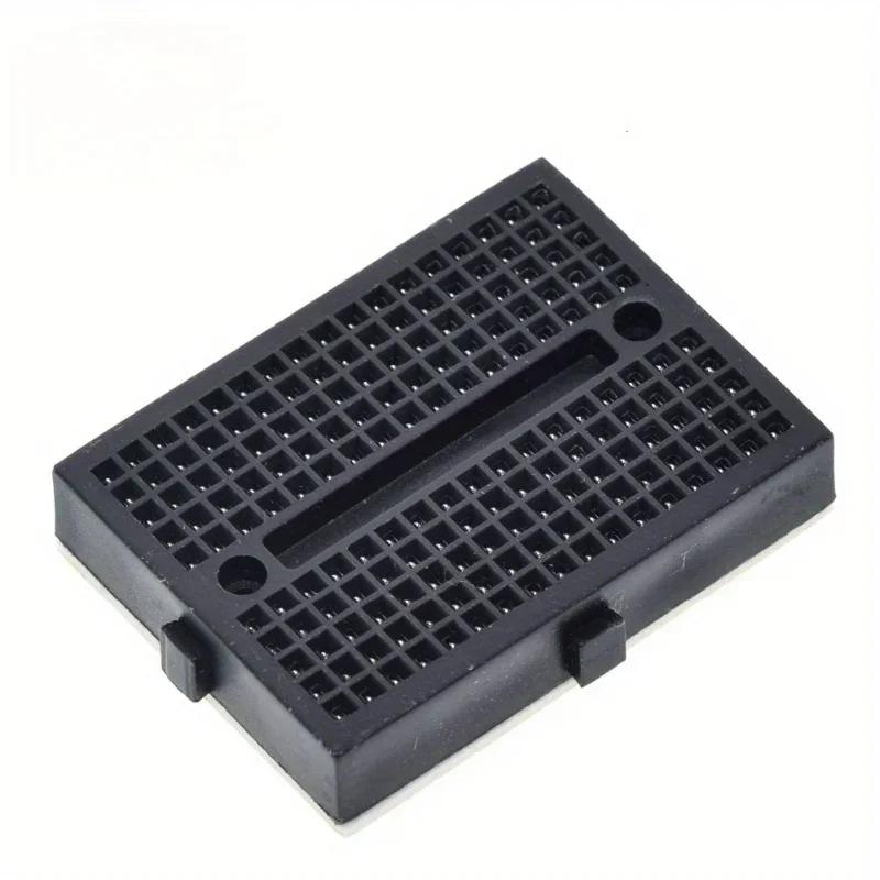 SYB-170 Mini Solderless Prototype Breadboard 170 Tie-points Mini Board 35x47mm Black Red Yellow Blue Green for Small DIY Kits