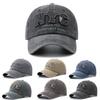 Spring and Summer Washed Denim NYC Sticker Embroidered Baseball Cap Men's and Women's Retro Versatile Soft Top Cap