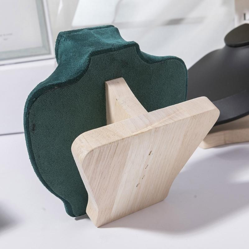 Elegant Necklace Display Stand Necklace Holder Jewelry Model Stand Wood Material Perfect for Boutiques and Exhibitions