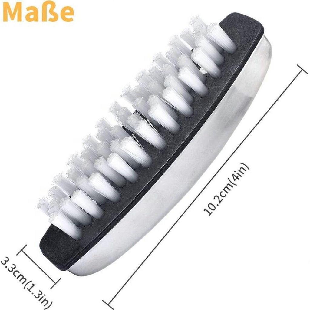 2-pack Stainless Steel Hand Brush, Nail Brush for Odor Removal