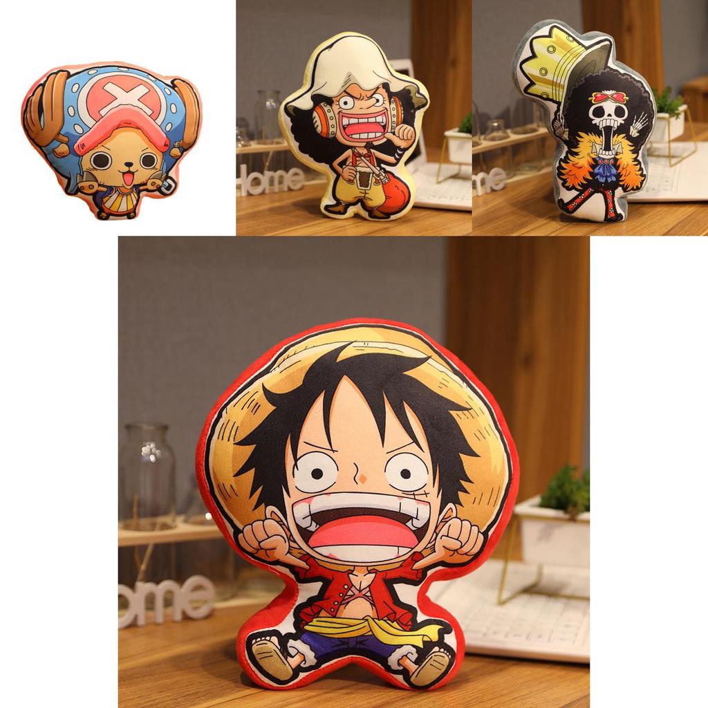 Soft One Piece Pirate Plush Toy Stuffed Pillow Luffy Sanji Nami Robin Brook Frankie Characters)