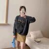 2025 Women's Plus Size Bowknot Knit Sweater Top