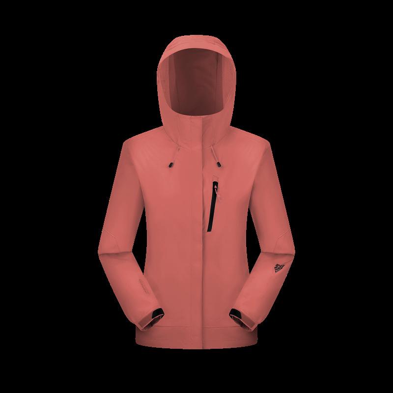 Women's Hooded Windproof Jacket for Spring/Autumn Outdoor Hiking Camping