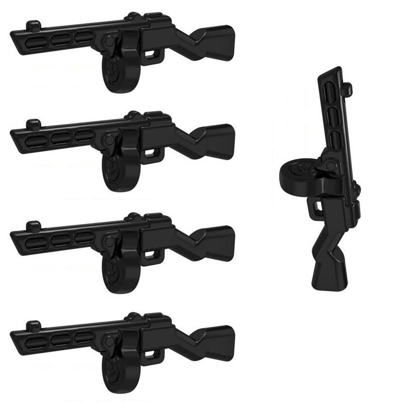 Militare WW2 Pacchetto Armi Pistole Soldato MOC Città Mini Action Figures Esercito Fai da Te Parti Tedesche Accessori Mattoncini Giocattoli per Ragazzi