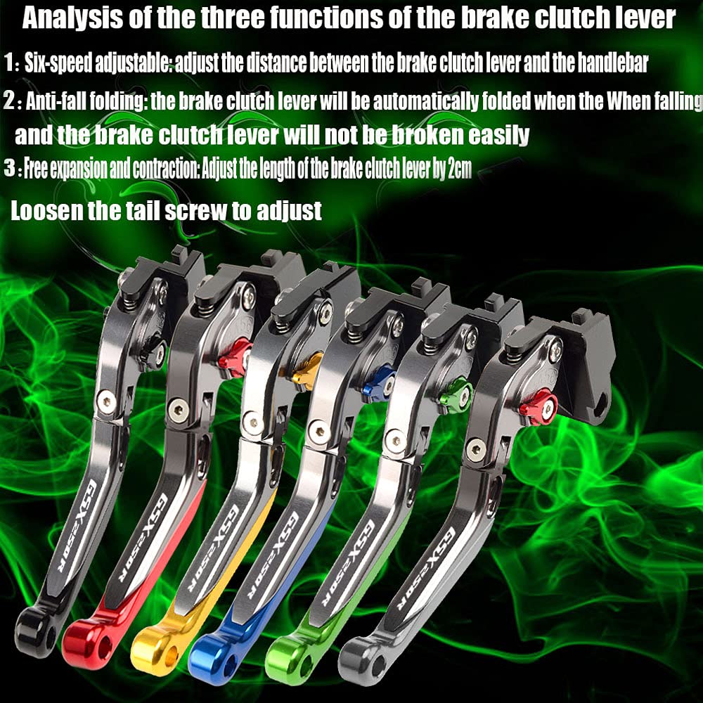 VORILES For Suzuki GSX250R GSX250R 2018 2019 2020 Motorcycle CNC Brake Lever Adjustable Folding