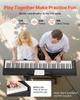Weighted Digital Piano, 88 Keys Fully Weighted, Electric Piano Dual Keyboard & Speakers, with Sustain Pedal, Recording Function, 238 Tones, Wireless