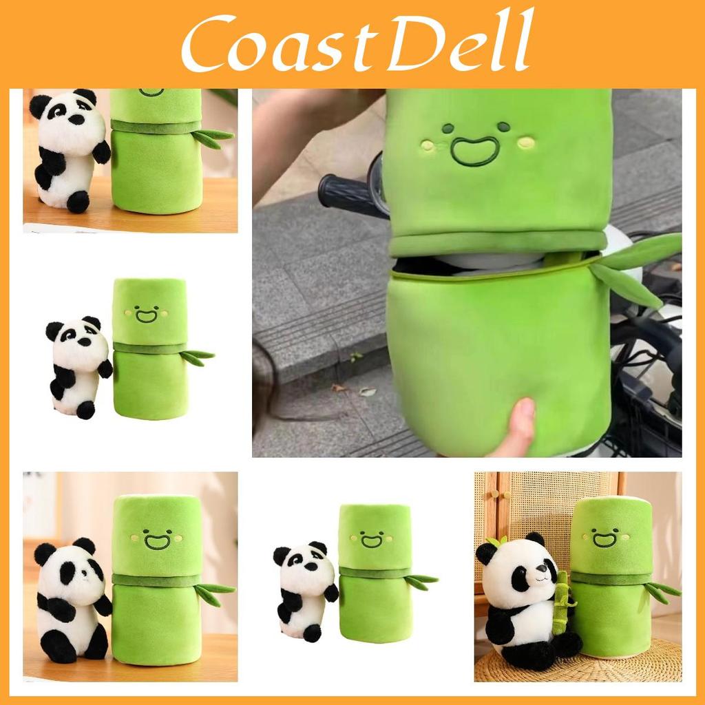 Authentic Panda Plush Toy With Bamboo Perfect Souvenir From China!