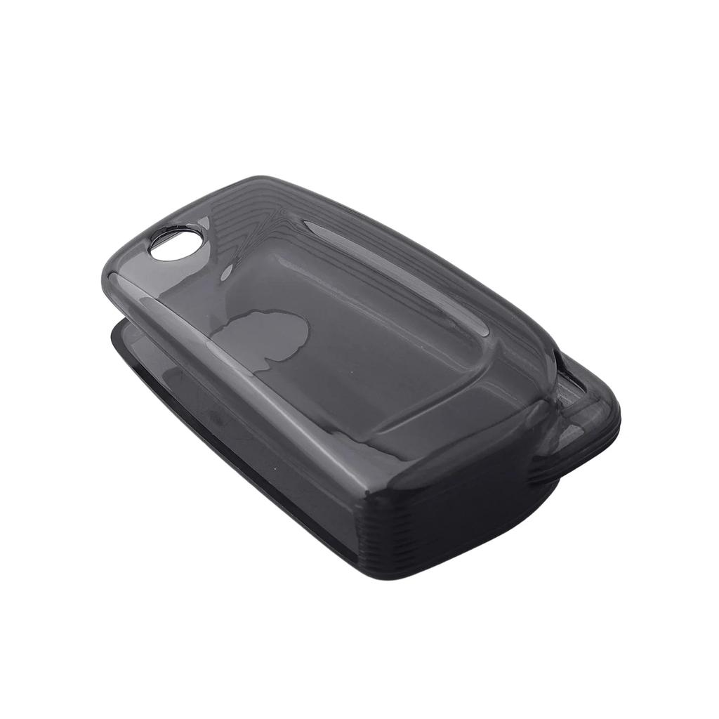 Schwarze Transparente Schlüsselanhängerhülle für Toyota für RAV4 für Camry für Corolla Klappautoschlüsselanhängerhülle Zubehör