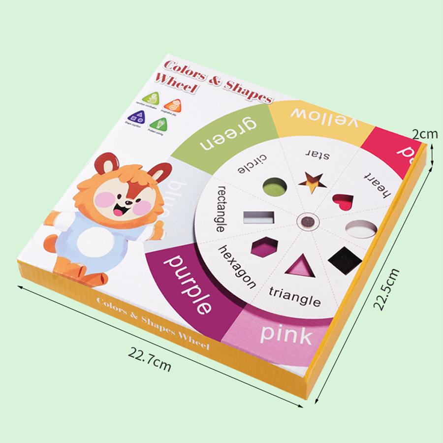 

Montessori Shape Color Matching Puzzle Toy Kids Educational Learning Board Geometry Shape Recognition Toddler Teaching Toy