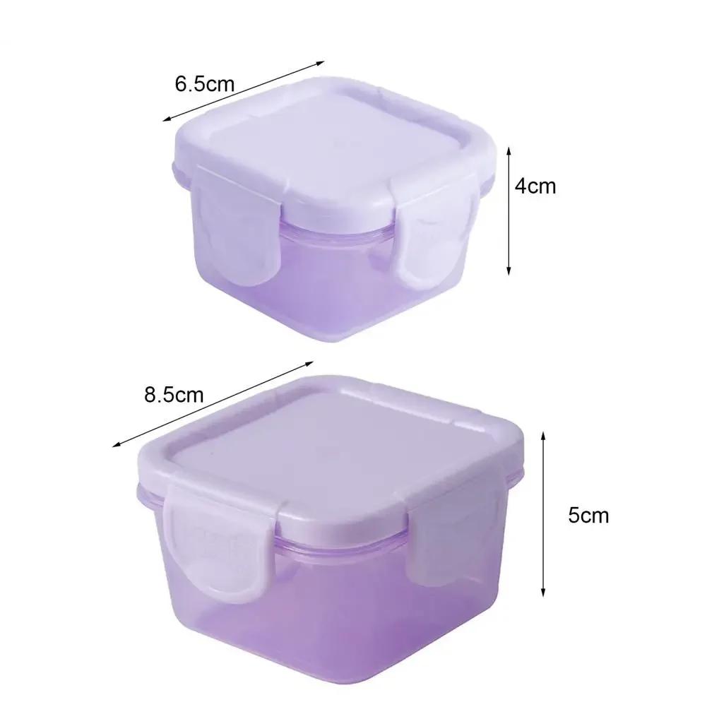 MINI Food Storage Container Plastic Moisture-proof Containers Mini Kitchen Storage Box with Leakproof Lid Kitchen Accessories