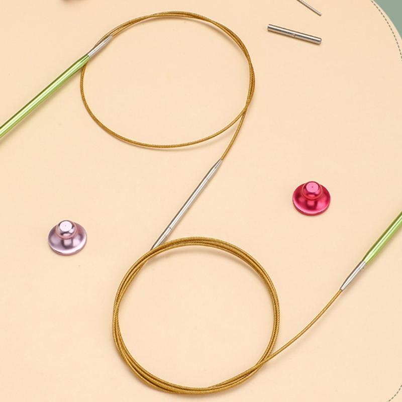 13 Paare austauschbares Stricknadel-Set 3mm-10mm mit Etui Aluminium Rundstricknadel für Strickanfänger