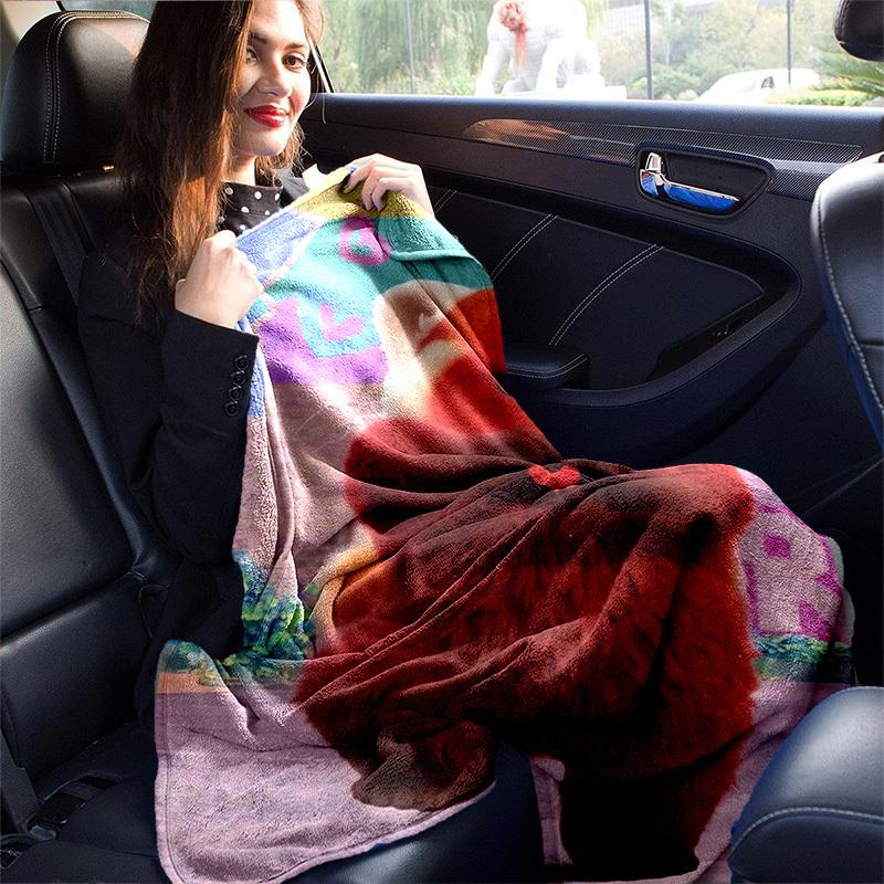 1pc, Cute Red Panda Blanket Perfect for Home Decor, Couch Blanket, Travel, Camping, Office Nap