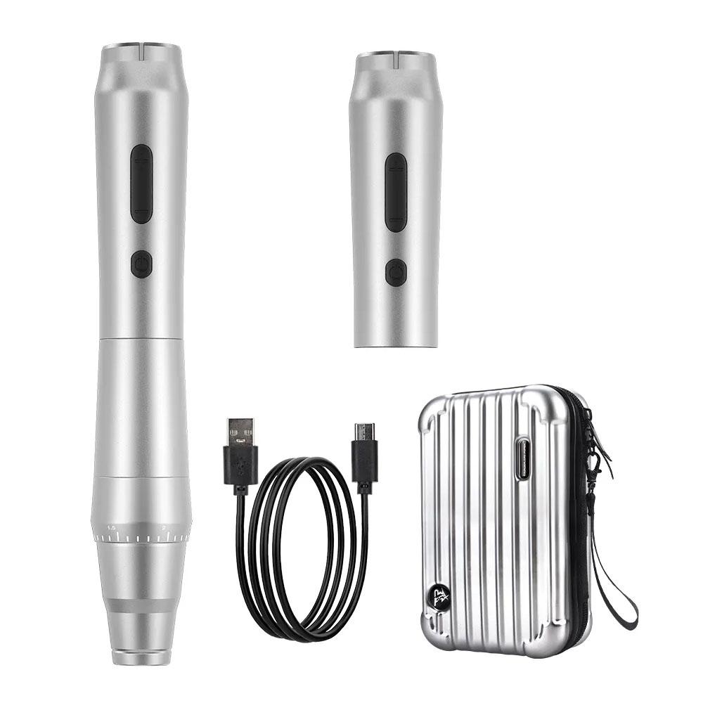 

Беспроводная ручка для перманентного макияжа, набор машинок для татуировок, мотор с полой чашкой, роторная машина PMU, цифровая для бровей, подводка для глаз, поставка татуировки для губ