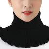 Scarf High-necked Skin-friendly Elastic Fiber Comfortable Women Neckwear for Winter