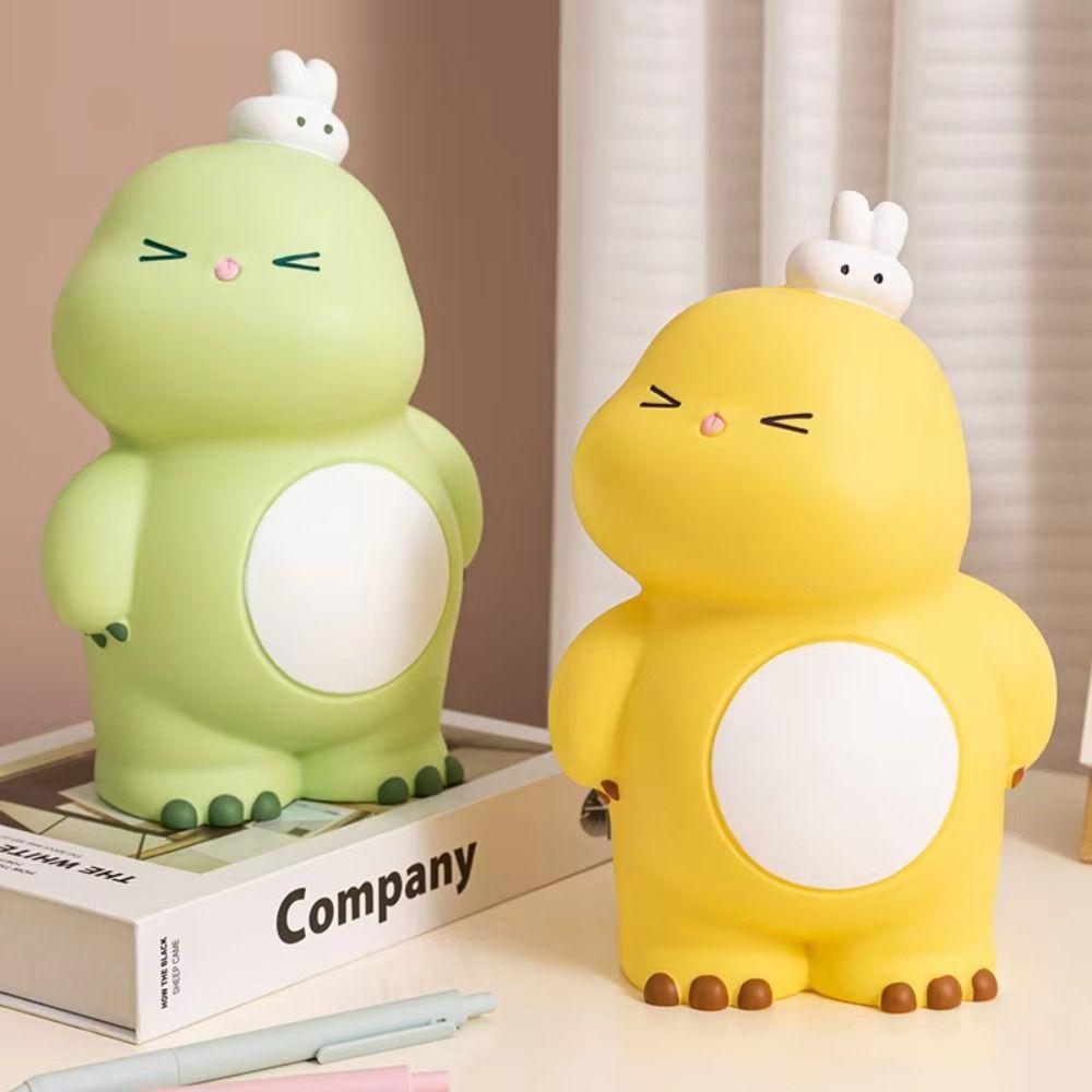 

Savings Tank Dragon Piggy Bank Large Capacity Dinosaur Money Bank Nailong Money Boxes Kid Toy S зелений