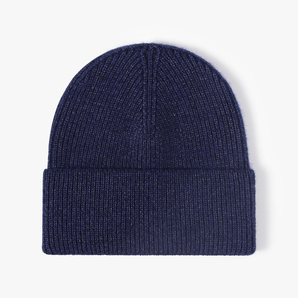 Reach Certified Wool Hat, Brand Oem Solid Color Winter Outdoor Cold And Warm Knitted Hat