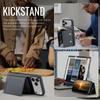 Geldbörse Kartenfach Leder Handyhülle für IPhone 17 Air 17 Pro Max 15 16 Plus 14 13 12 11 Magnetisch Magsafe Ständer Rückabdeckung