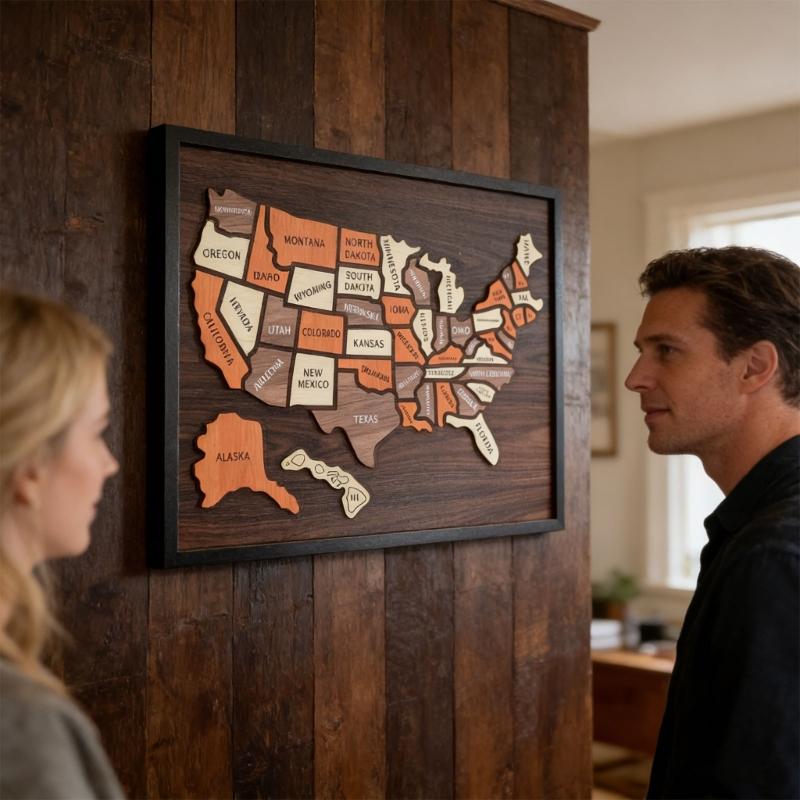 Distinctive Country Themed Wood Game For Family Time And Presents