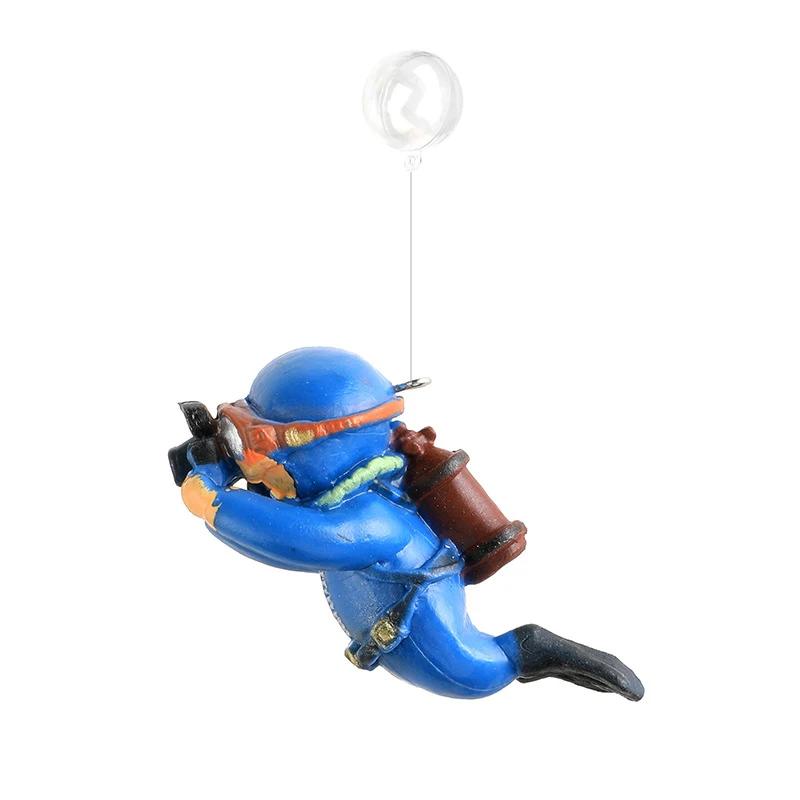 1x Floating Diver Aquarium Accessories Realistic Submarine Diver Decoration for Fish Tank Adds Fun & Style To Your Aquatic Setup