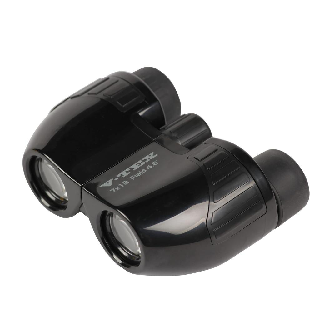 Kenko 7x18 Porro Prism 7x 18mm V-TEX Binoculars, Magnification, Aperture, Black, VT-0718BK