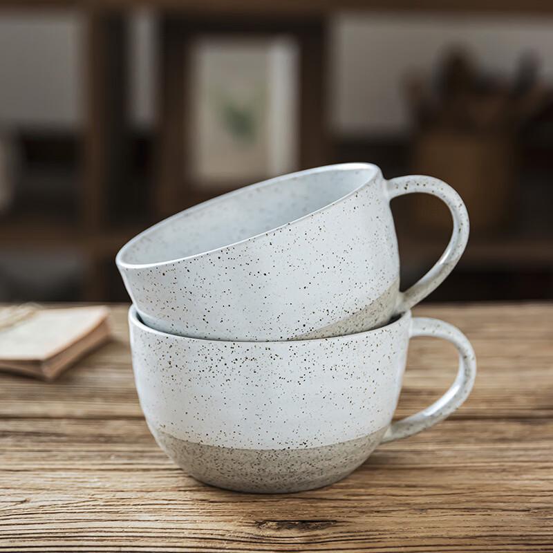 OLOEY Portable Ceramic Breakfast Mug