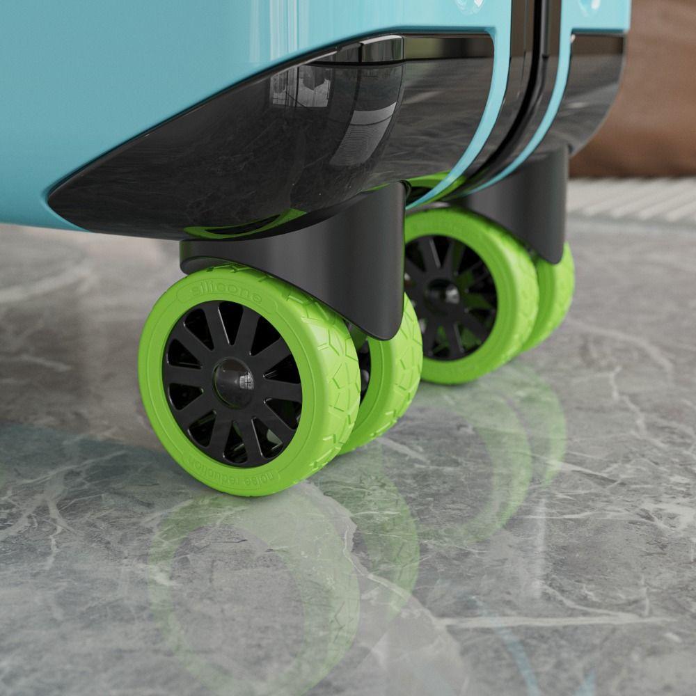 8 Buc. Roți Silențioase pentru Bagaje, Reduc Zgomotul, Huse pentru Roți de Cutie Troler