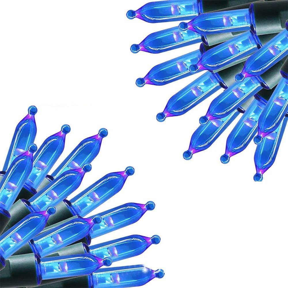 Multicolored Fairy Christmas Tree Lights Waterproof Green Wire LED String Lights Battery Operated Garland Light Wedding Party