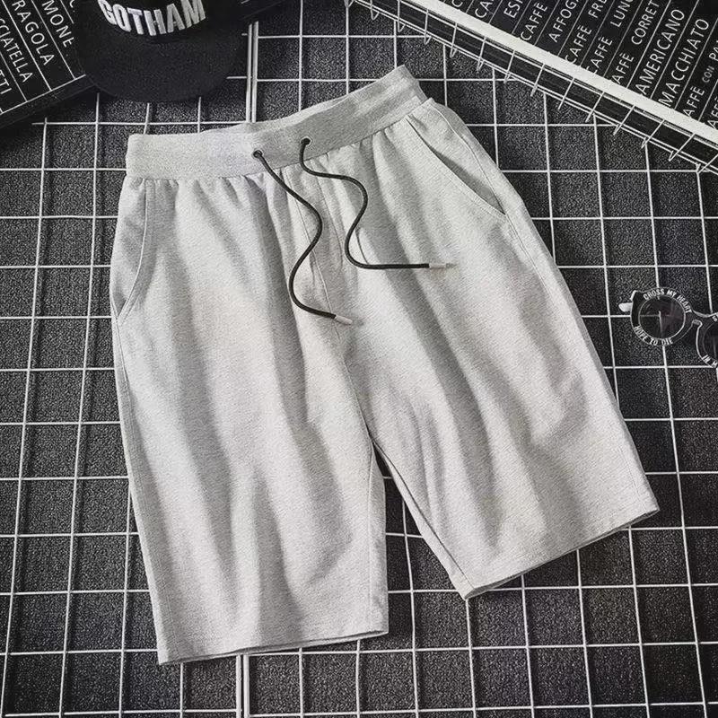 Men's 100% Cotton Quick-Drying Summer Shorts, 5-Inch Length