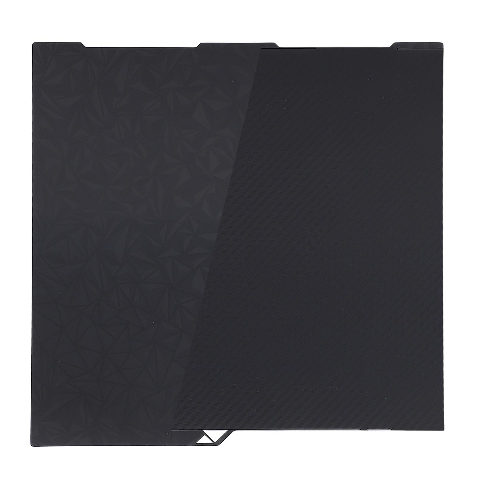 

Гибкая платформа для печати Углеродное волокно ПЭТ Алмазная текстура ПЭО Двусторонняя платформа для 3D-печати для Kobra 3