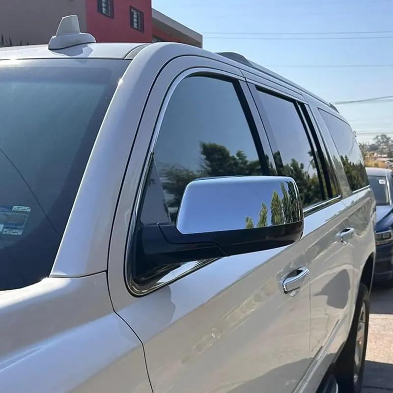 For Chevy Tahoe Suburban GMC Yukon XL 2015- Car Replace Rearview Side Mirror Cover Wing Cap Exterior Case Trim Accessories