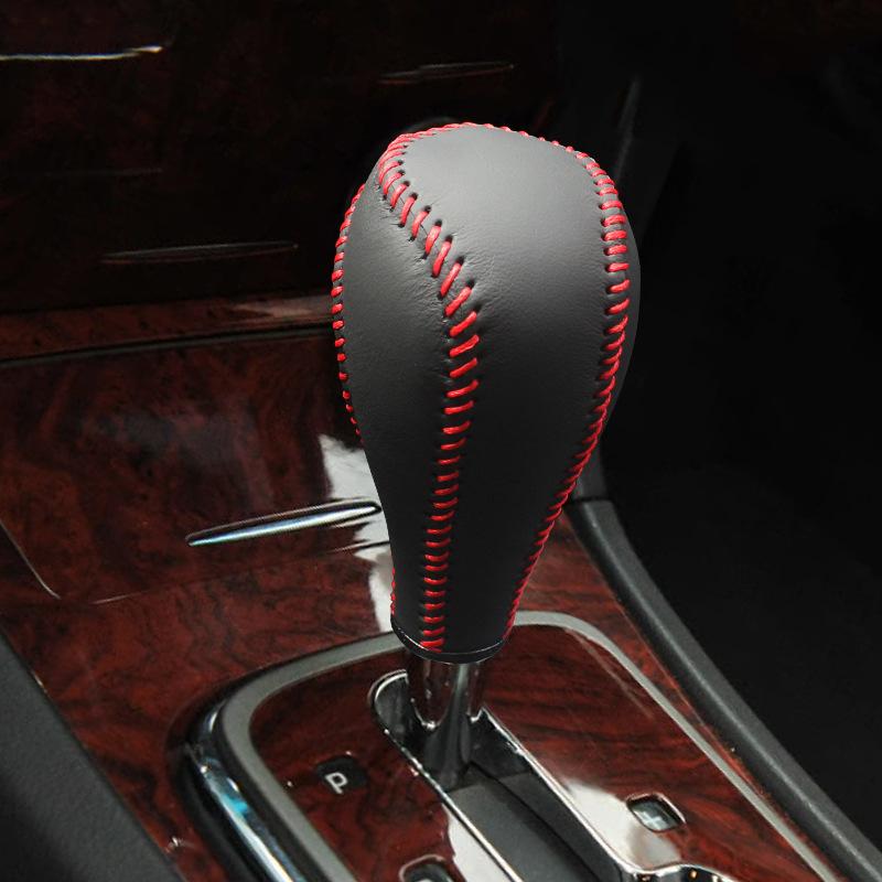 Car Gear Shift Knob Cover For Buick Lacrosse 2006-2008 Leather Gearbox Shift Knob Cover Gear Knob