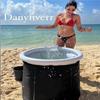 Portable Foldable Ice Bath Tub for Adults - Inflatable, Compact, Athletes Chill