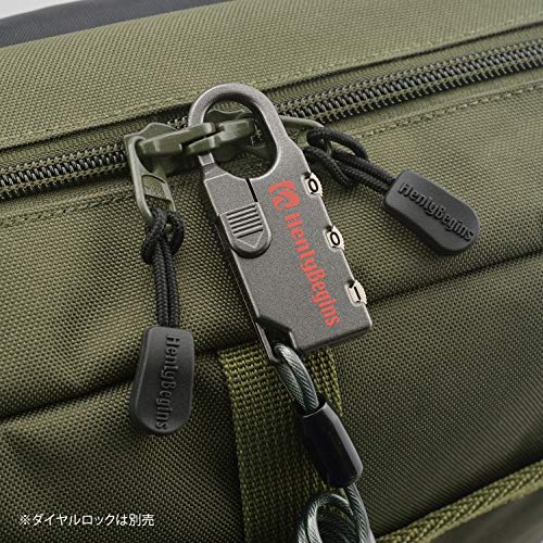 Henly Begins Daytona Motorcycle Side Bag 10L Green Saddle Bag MIL DHS-13 90557
