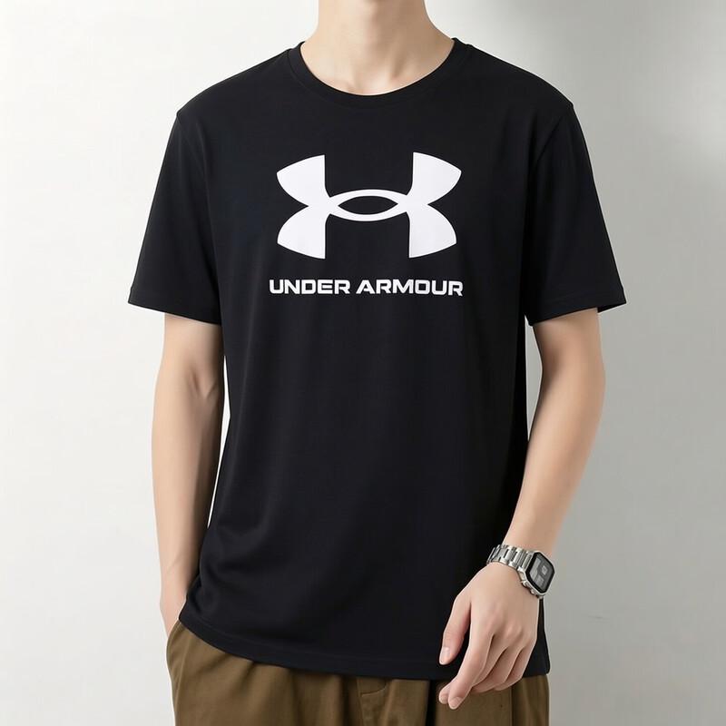 Under Armour Men s Round Neck Training T-Shirt M чёрный