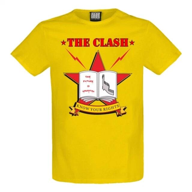 The Clash - Know Your Rights Amplified Vintage Yellow T Shirt S