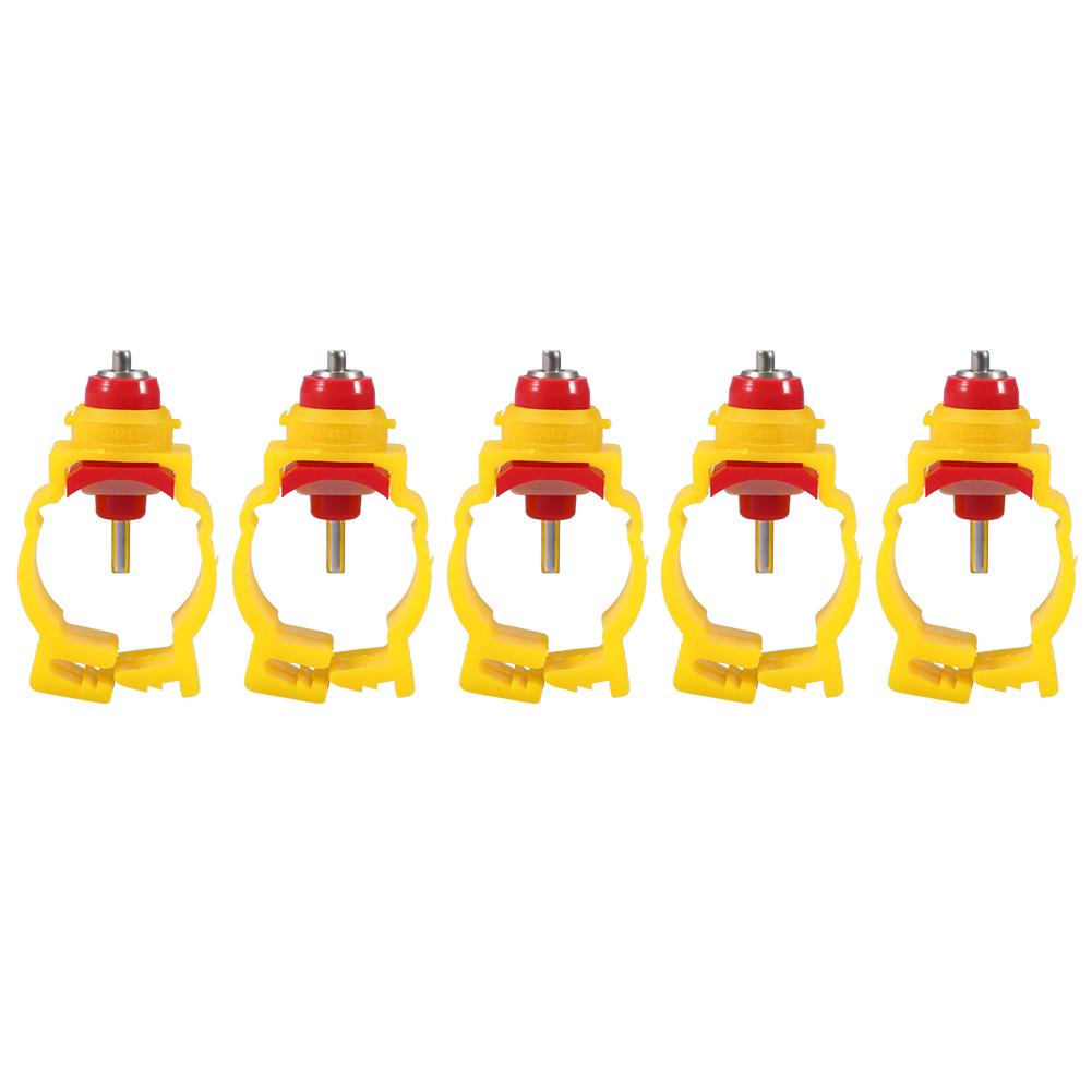 20pcs/pack Automatic Chicken Feeder Nipples   Poultry Water Drinking Dispenser for 20mm Pipe