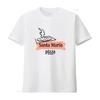 Food Chain Magnate Inspired Santa Maria Pizza T Shirt Vintage Washed Comfortable Slightly Graphic Fashion Versatile Soft