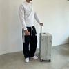26 TK Fashion Embroidered Sweatpants Winter Warm Fleece Color Block Streetwear Men