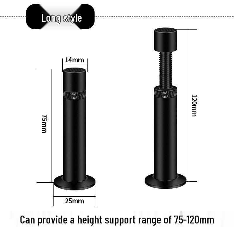 Telescopic All-Aluminum Magnetic GPU Support Bracket for RTX 4090/3070 - Anti-Bending, Adjustable.