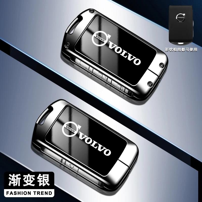 

Emblems 2026 New For Volvo Gradient Car Key Case Cover Key Bag Shell For Volvo XC60 XC40 XC90 S90 V60 S60 V90 C40 Polestar 1 Pol