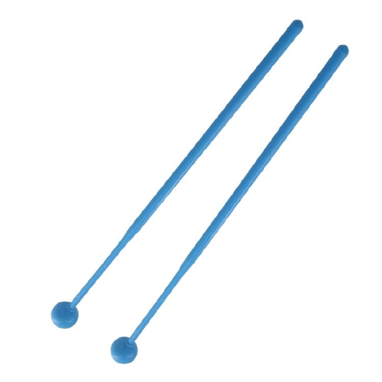2Pcs Plastic Handle Percussion Instrument Accessories Mallets Beginners Training