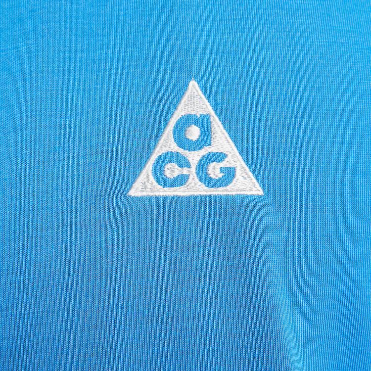 New Nike ACG DRI FIT T Shirt Men's Light Clear Blue DX7883-435