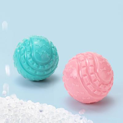 Dog Toy Ball - Durable & Chew-Resistant Elastic Ball for Large Dogs, Squeaky Molar Toy for Teeth Cleaning,